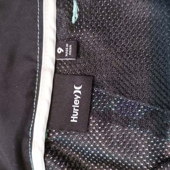 Hurley Phantom tie-dye lightweight shorts size 9 - Picture 6 of 6